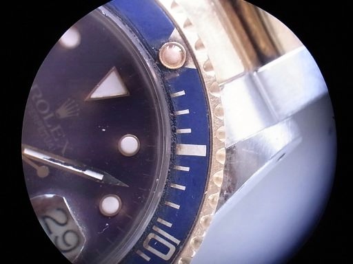 ロレックス　サブマリーナ　Ref.16803　ベゼル　回転