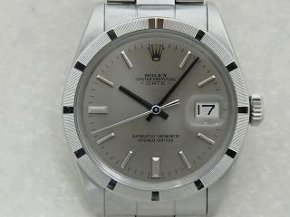 ROLEX OYSTER PERPTUAL DATE Ref.15210 グレー文字盤
